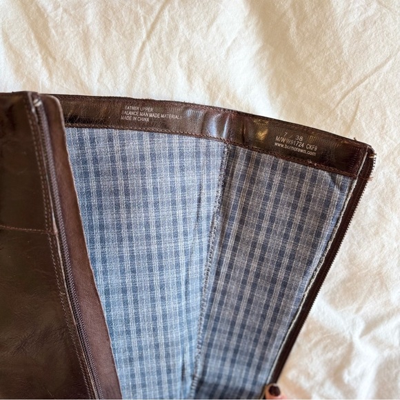 Born Crown Brown leather boots size 38 - Picture 3 of 5